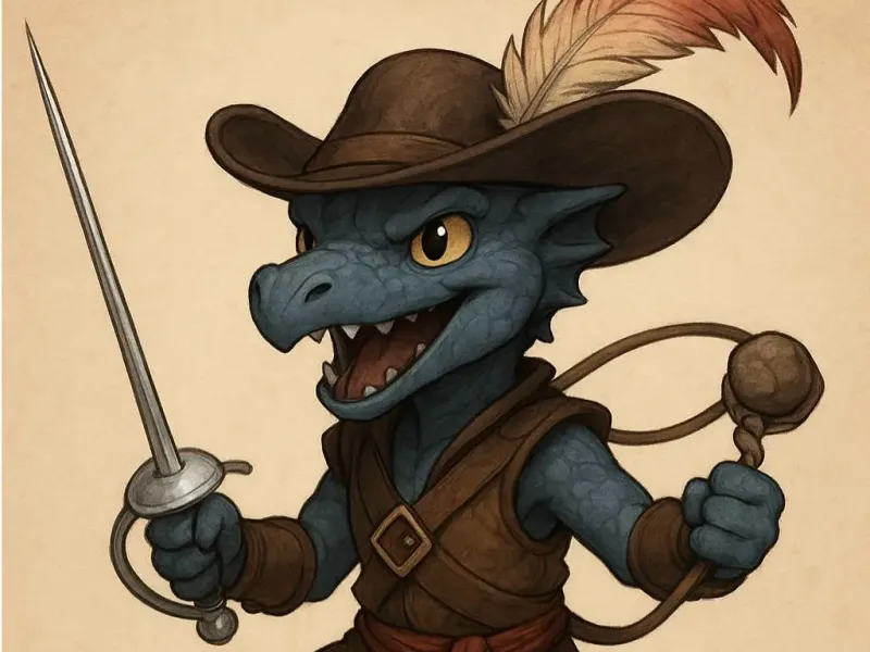 Kobold Swashbuckler Rouge (Gideon Stormscales)
