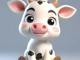 Vaca decoración 