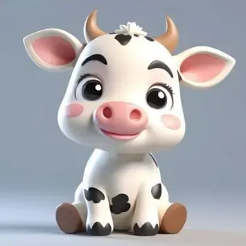Vaca decoración 