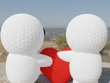 Valentine special- woven couples with heart-3