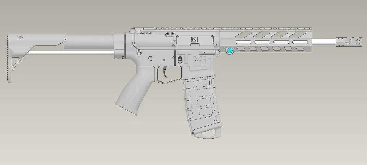 Printable Airsoft AR15 (PAAR15) AEG Body kit (08.12.19)