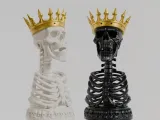 ♟️JUEGO DE AJEDREZ - CORONA DE HUESOS 3D-4