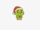grinch keychain-0