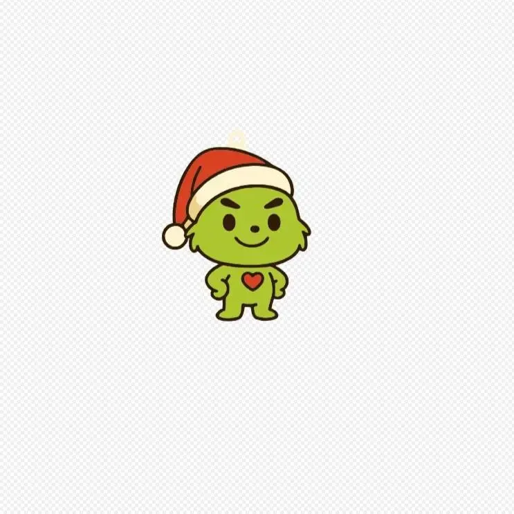 grinch keychain