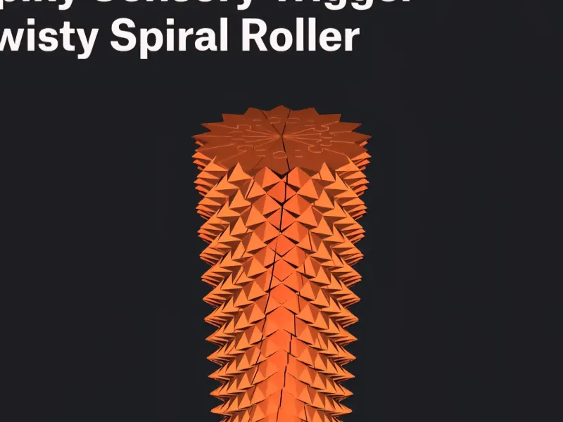 spikey roller fidgit toy