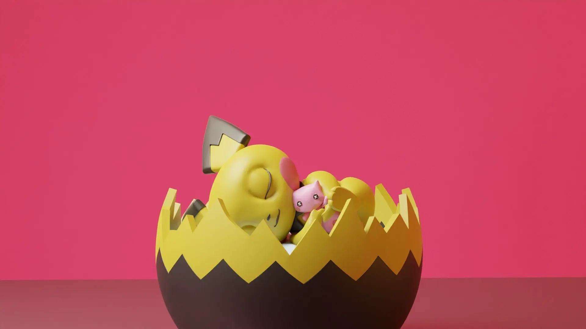 POKEMON EGG- PICHU | 3D models download | Creality Cloud