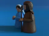 KNITTED CHRISTMAS CRIB-3