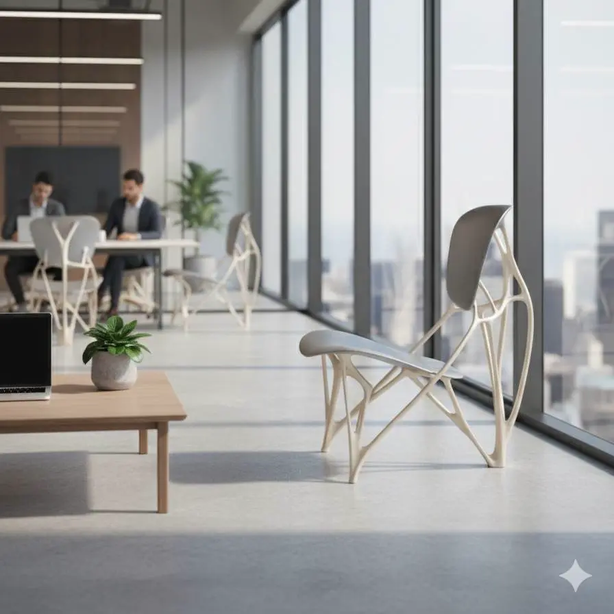 Dalliance chair Futuristic Elegance