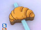 Straw Topper croissant bread-1