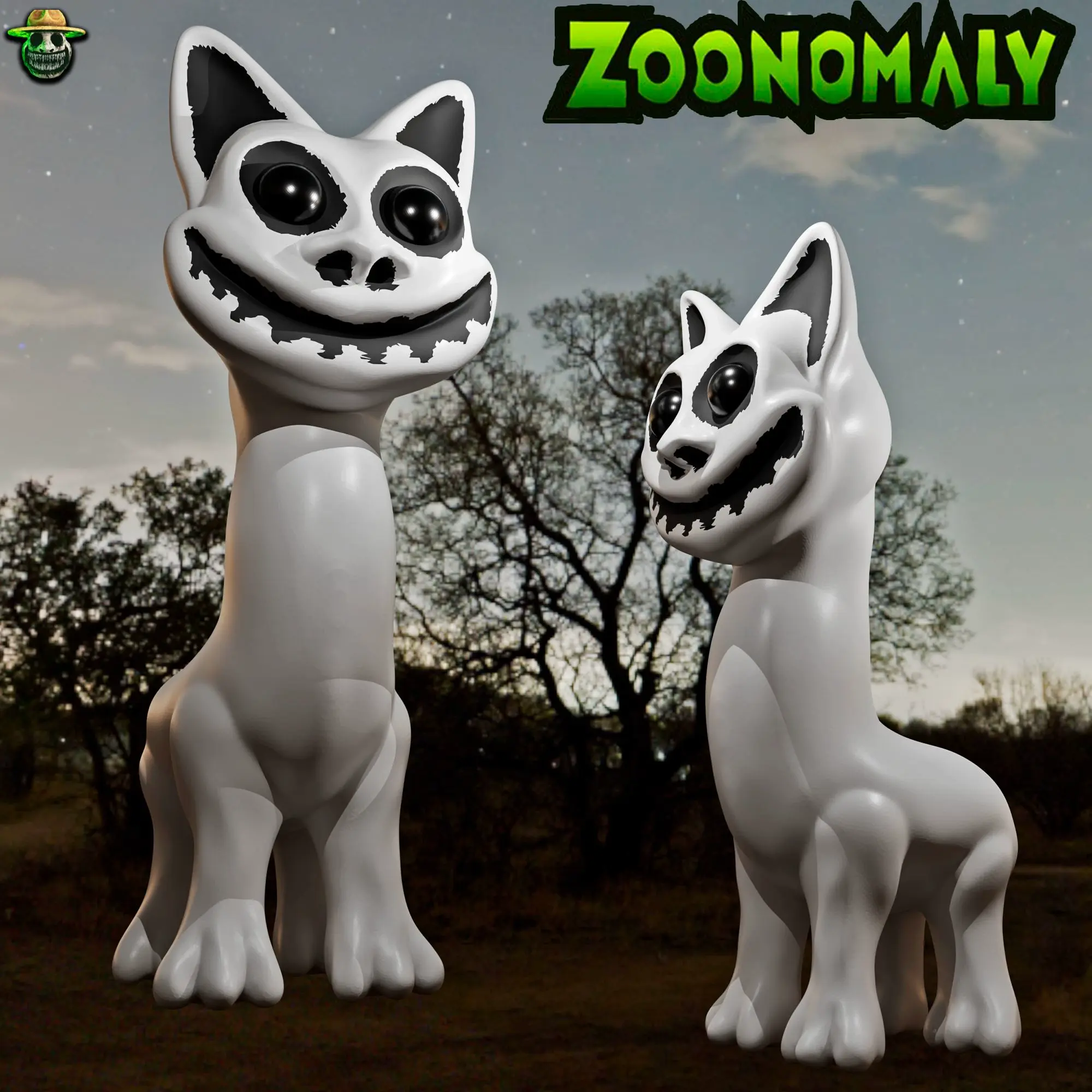 ZOONOMALY'DEN GÜLÜMSEYEN KEDI | SMILECAT FIGÜRLERI | 3D HAYRAN SANATI
