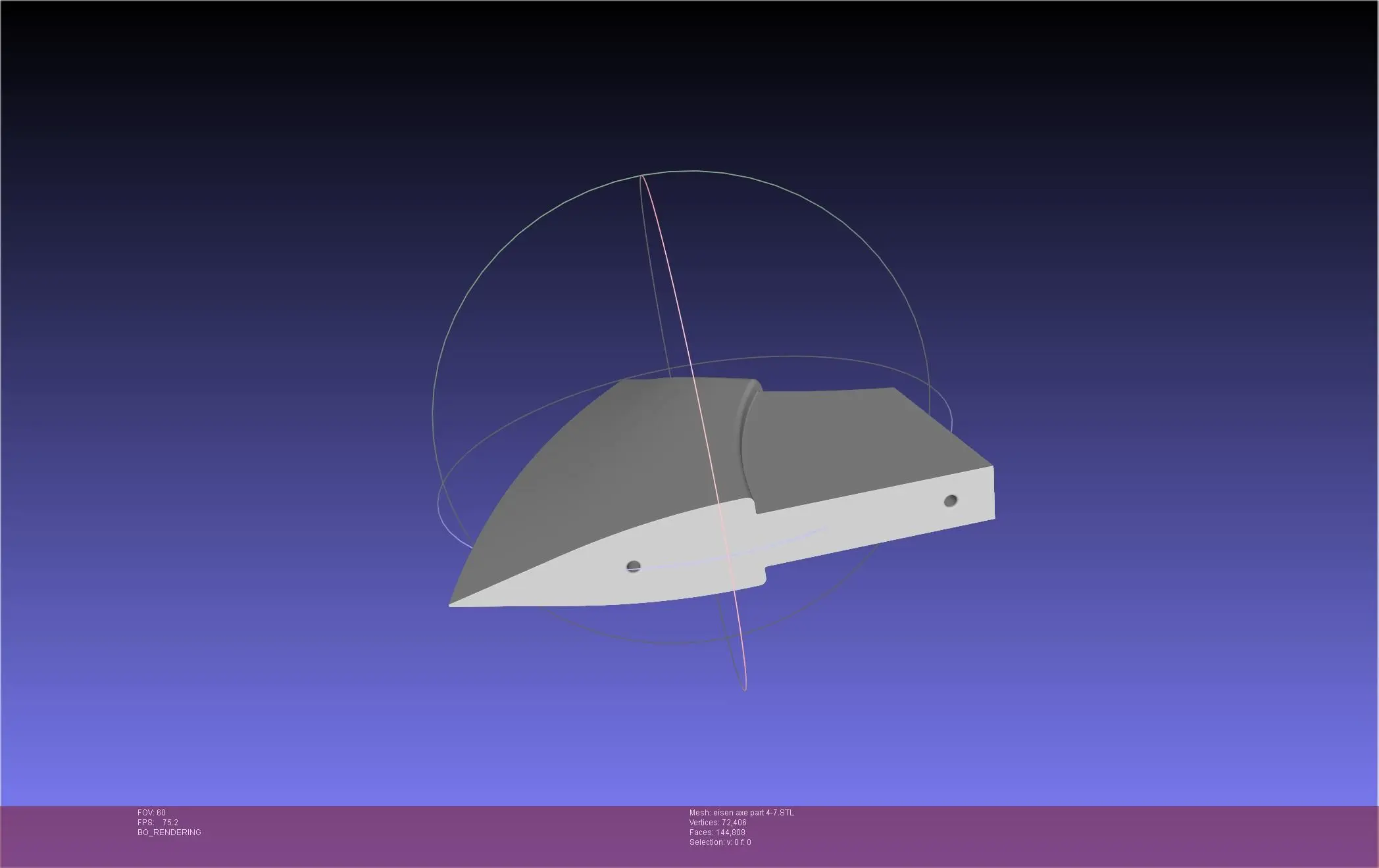 Frieren Eisen Axe Printable Model