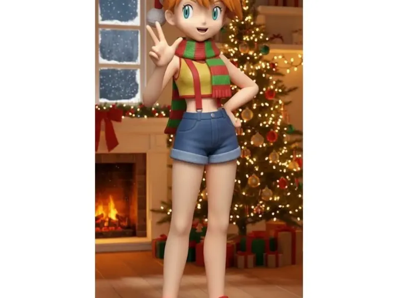 Misty (Pokémon) High-Detail Christmas