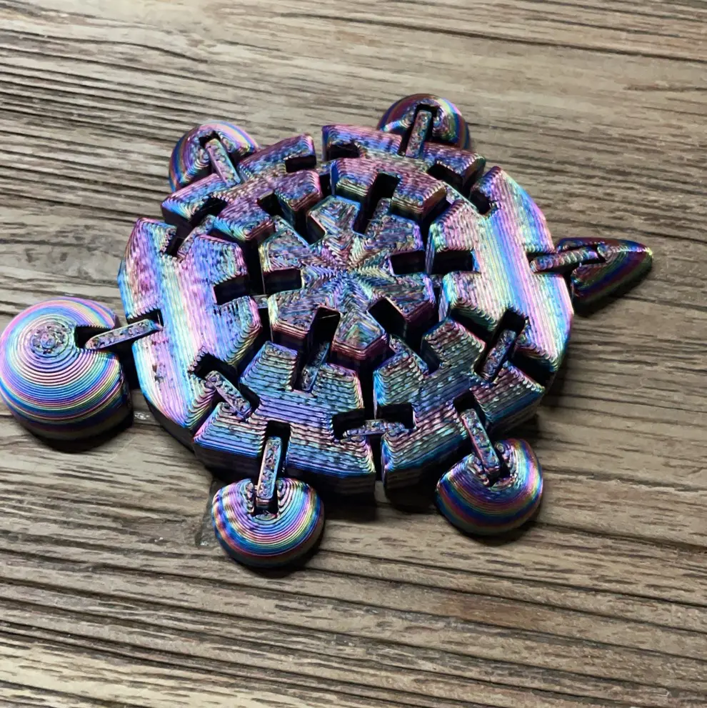 Fidget toy turtle flexi