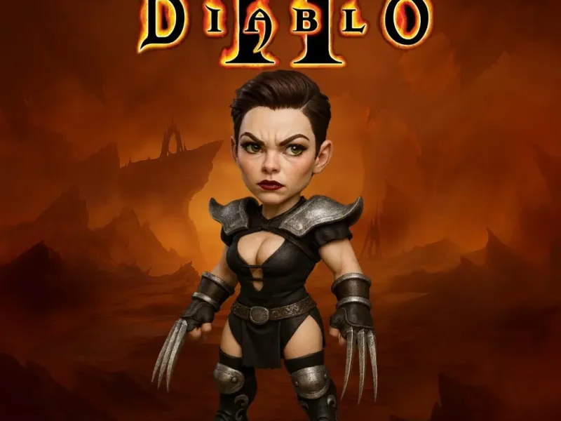 Assassin Diablo 2 Lord of Destruction Chibi