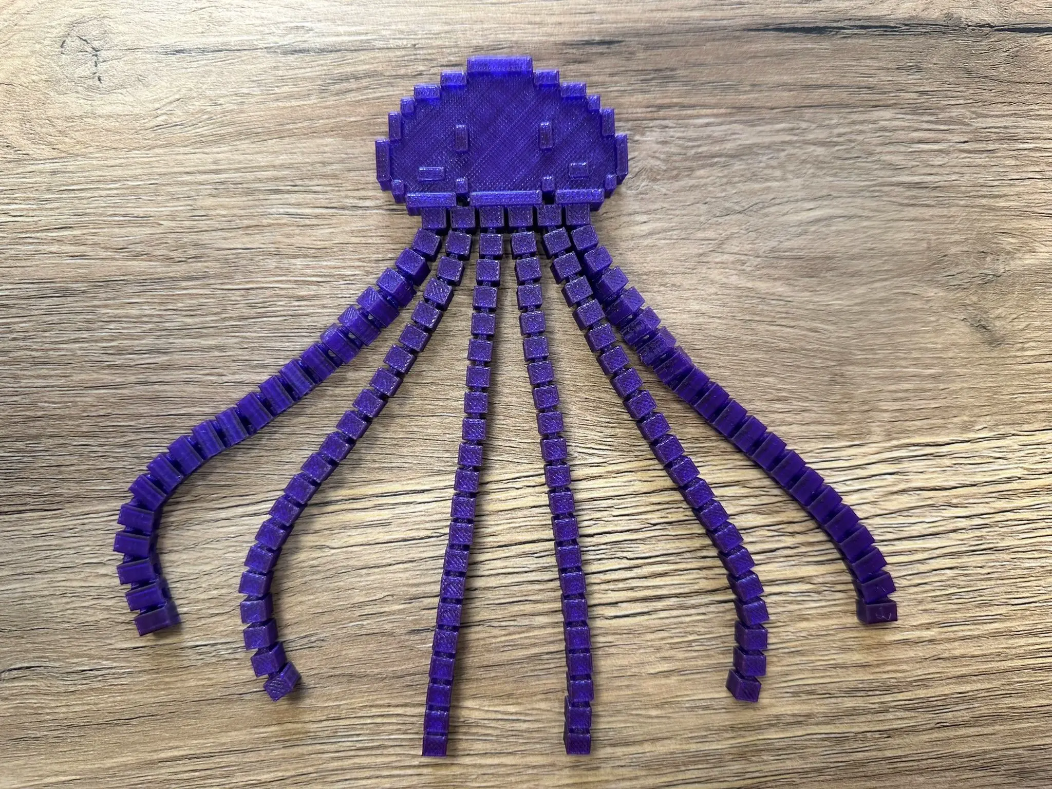 Flexible articulated pixel jellyfish