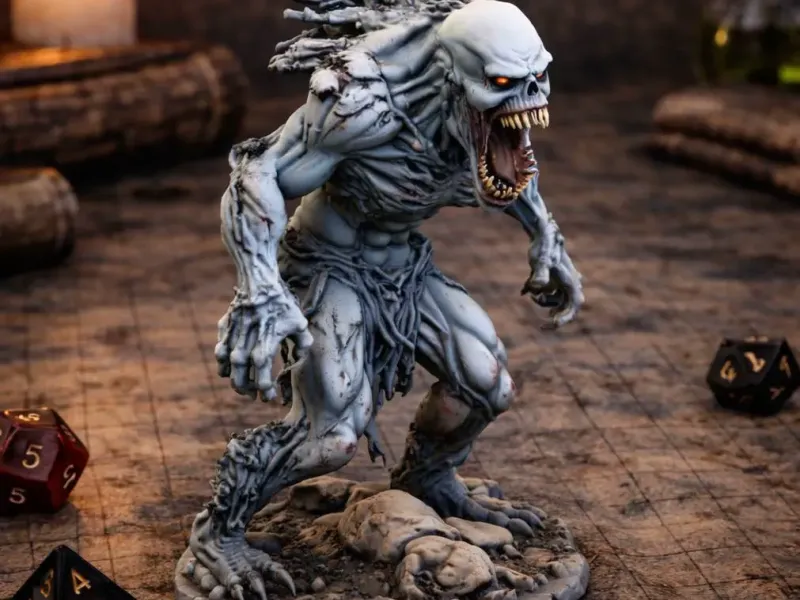 Ghoul D&D tabletop miniature