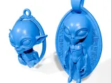 Aliens Pendants 2-3