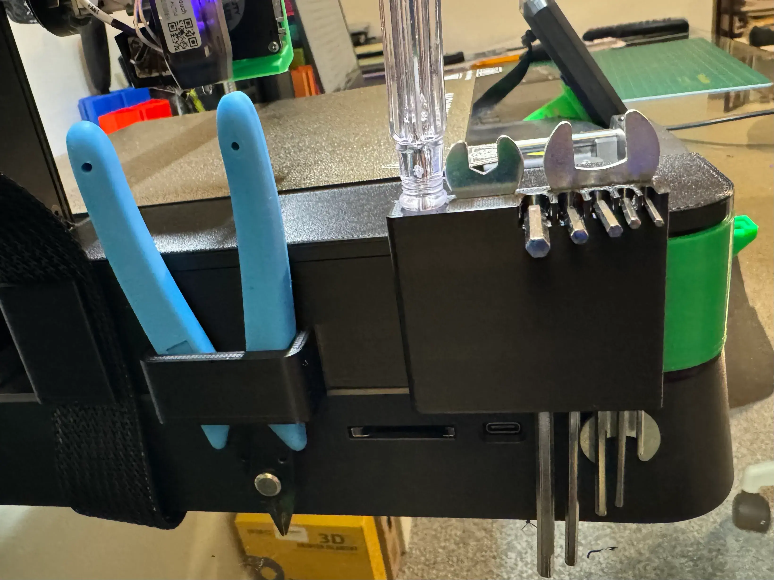 Ender-3 V3 KE/SE Tool Holder Side Drawer