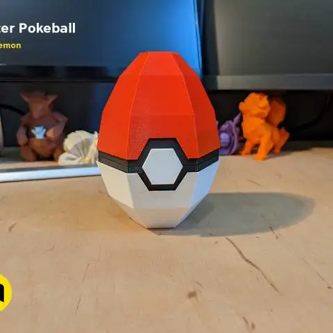 Pokeball Easter Egg Box Decoration