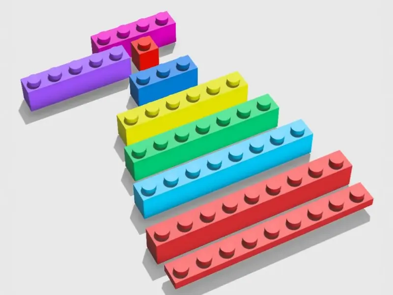 Coleção Lego Brick 3D