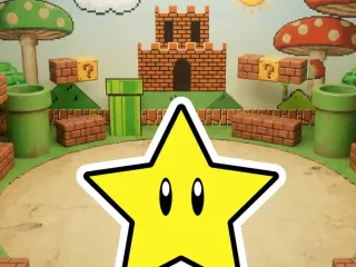 Mario Bros 3D Figures – Star