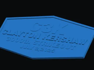 Clayton Kershaw 3000 strike outs plate