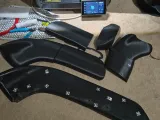 Diffuser overlay for front bumper. universal. thickness 3mm-0