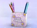Pen Holder Beautiful Flowers Spring-1
