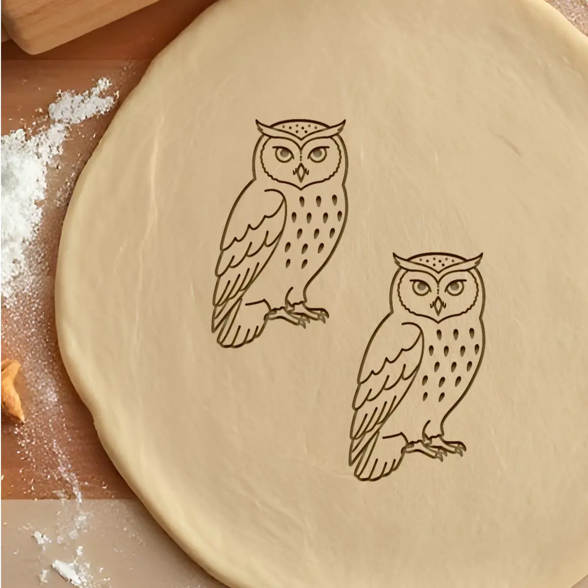 Tagliapasta A Forma Di Gufo In Acciaio Inox - Stampo Per Biscotti, Festa Compleanno, Matrimonio, Owl-1 - 3