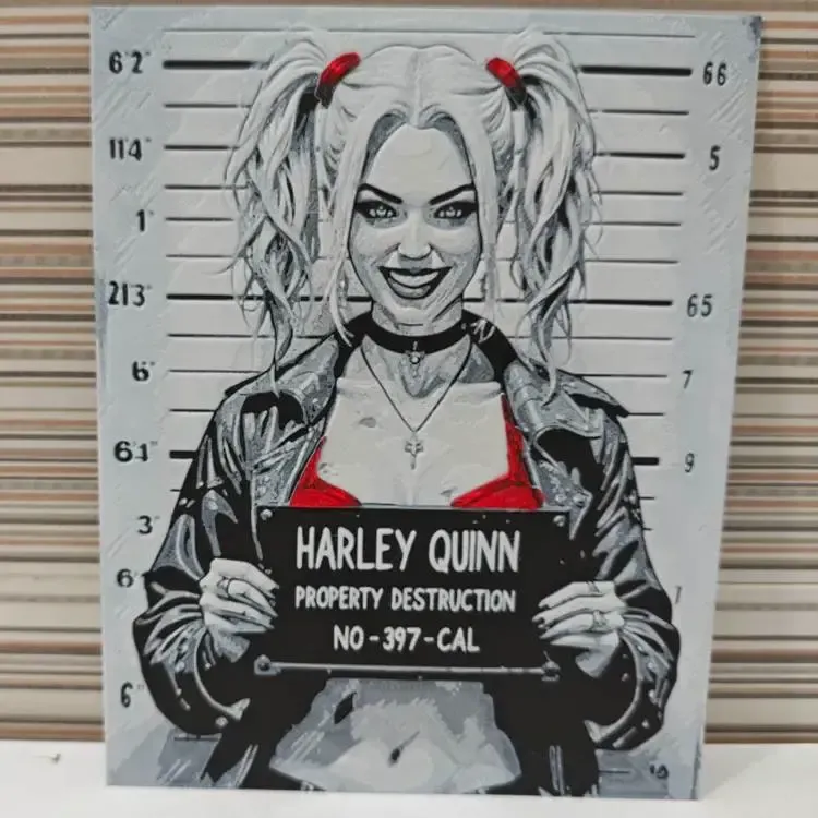 Hueforge Harley Quinn