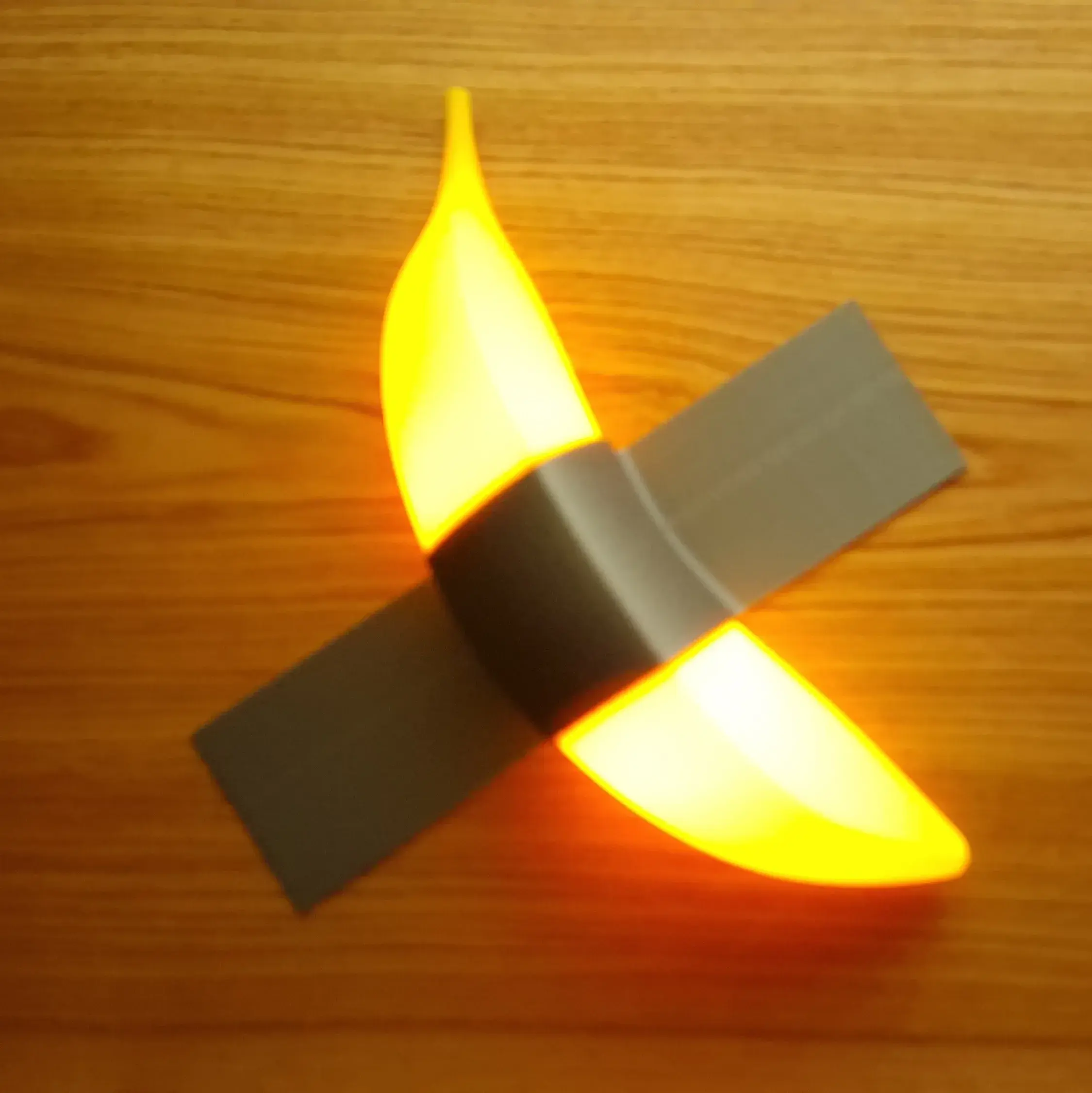 Banana tape lamp