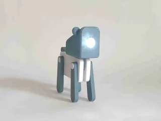 Mini Dog Lamp