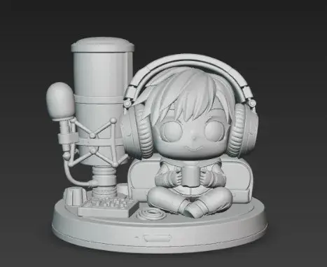 Chibi Streamer Boy - Desk Buddy Figure