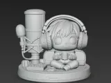 Chibi Streamer Boy - Desk Buddy Figure-1