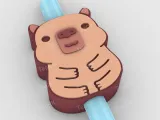 Straw Topper capybara-0