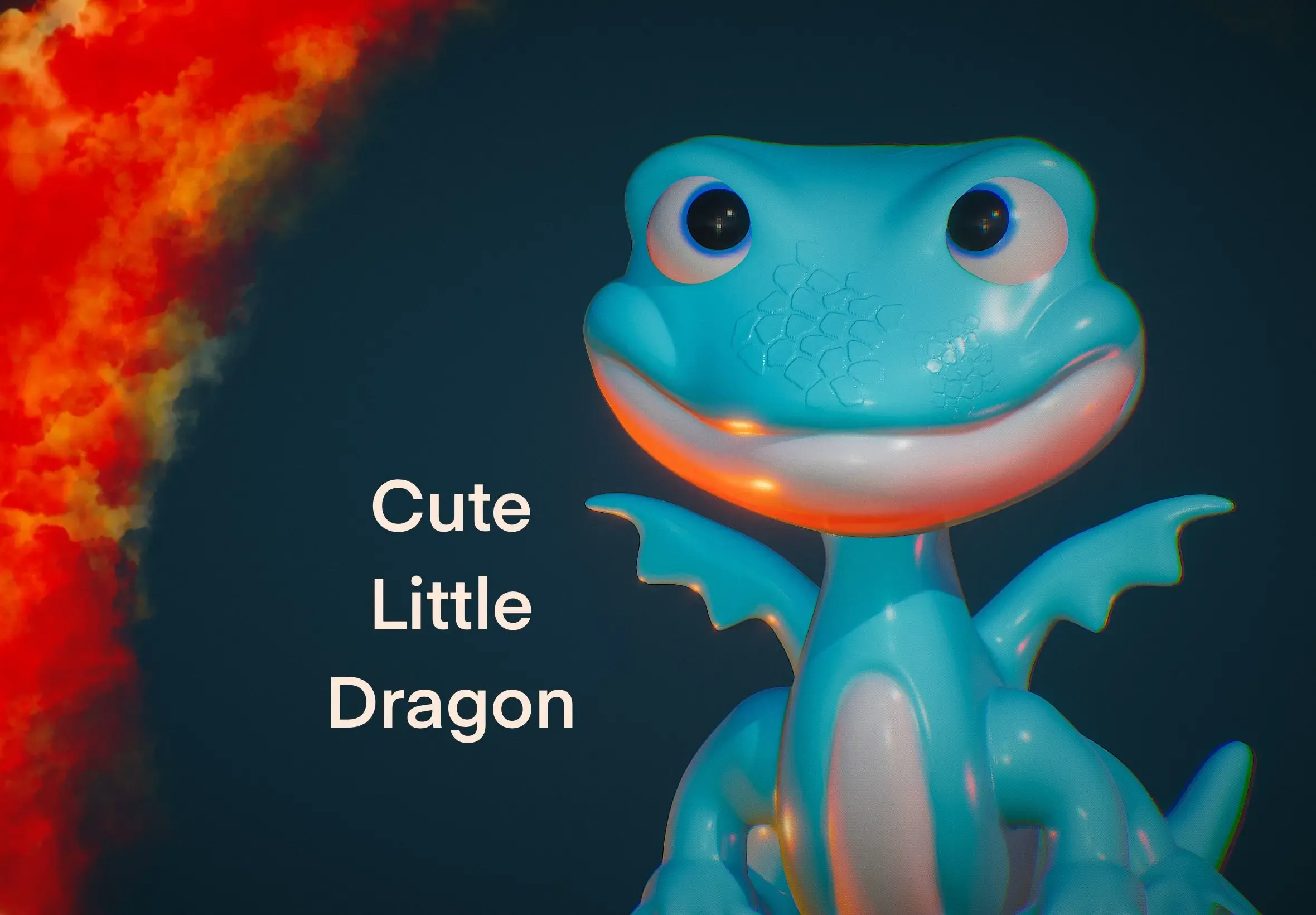 Cute little dragon