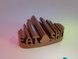 3D WORD SHAPE - EAT SHIT-0