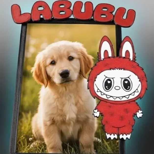 Cornice fotografica Labubu