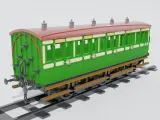 Cambrian Railways Third Class Carriage Replica-2