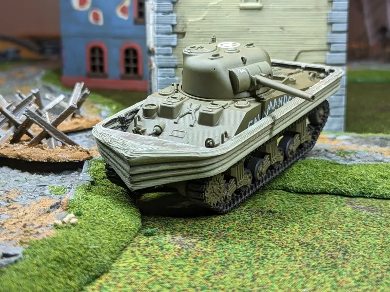 Sherman Duplex Drive (Donald Duck) (UK+US, WW2)