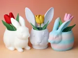 Modern Easter Bunny Planter-6