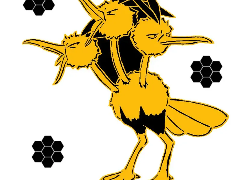 085 Трафарет Dodrio + 2D