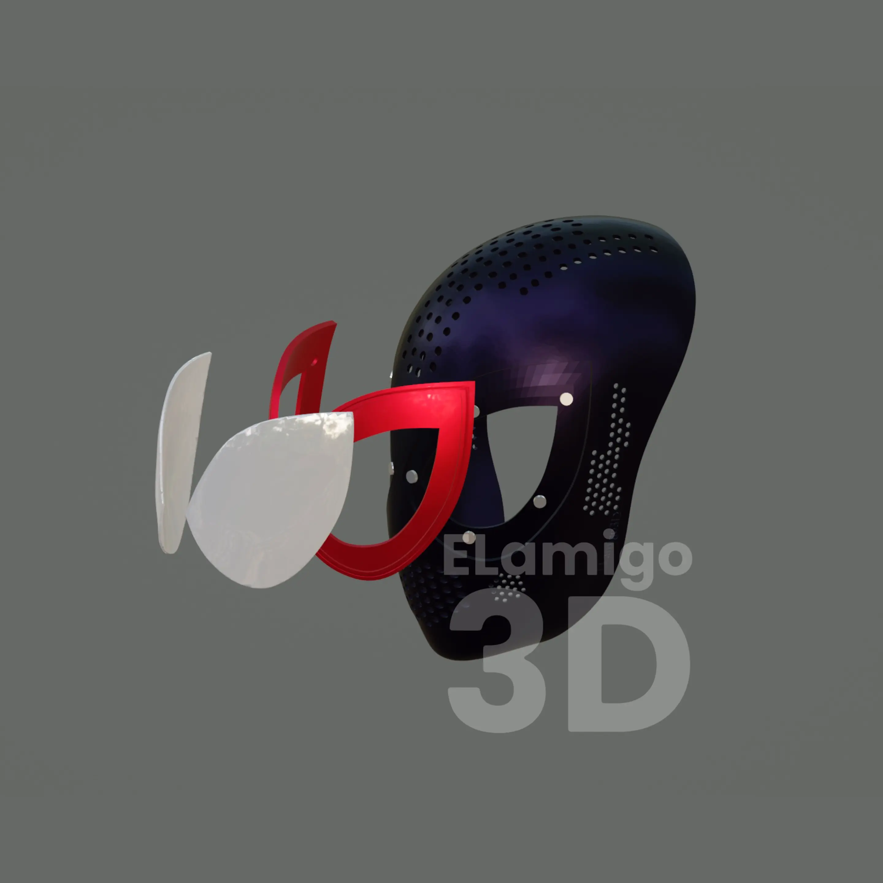 Spiderman Miles Morales Faceshell (STL Files)