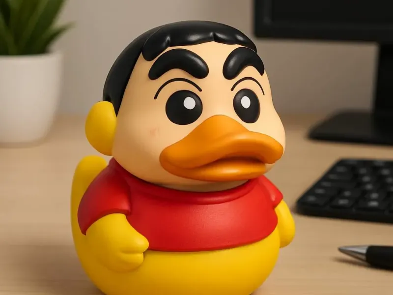 ラバーダック - しんちゃんモデル - 3Dプリント