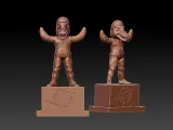 NFL - MIAMI DOLPHINS FOOTBALL MASCOT STATUE - 3D PRINT-1