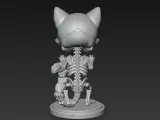 Skeleton Cat Kitten-4