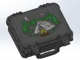 Compact Container Camping Tent Lid Design-0