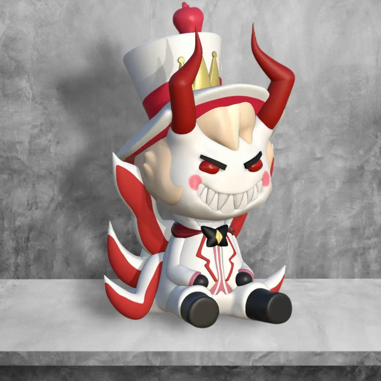 Lucifer Evil Chibi / HAZBIN HOTEL / 3MF
