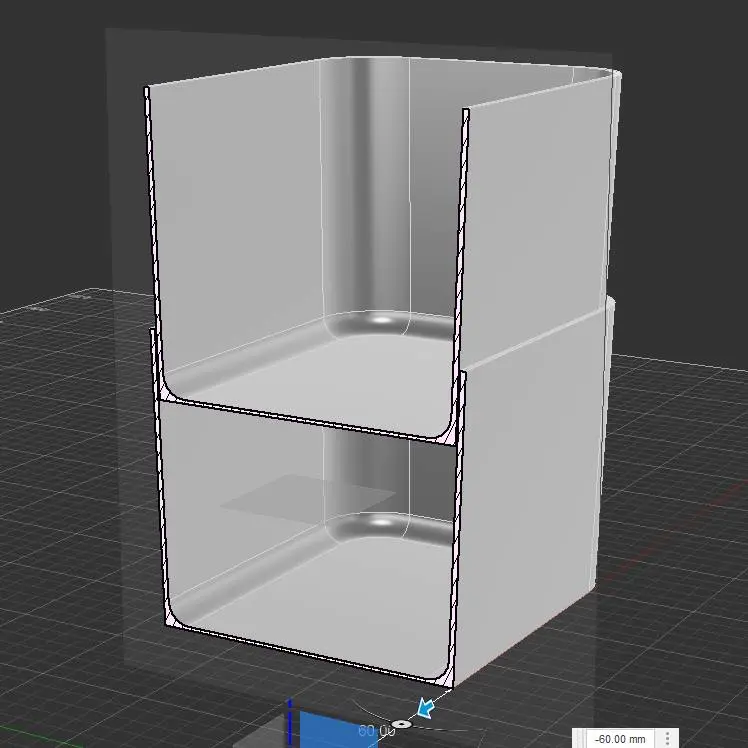 Storage box for nuts, bolts, screws, nails and other small i