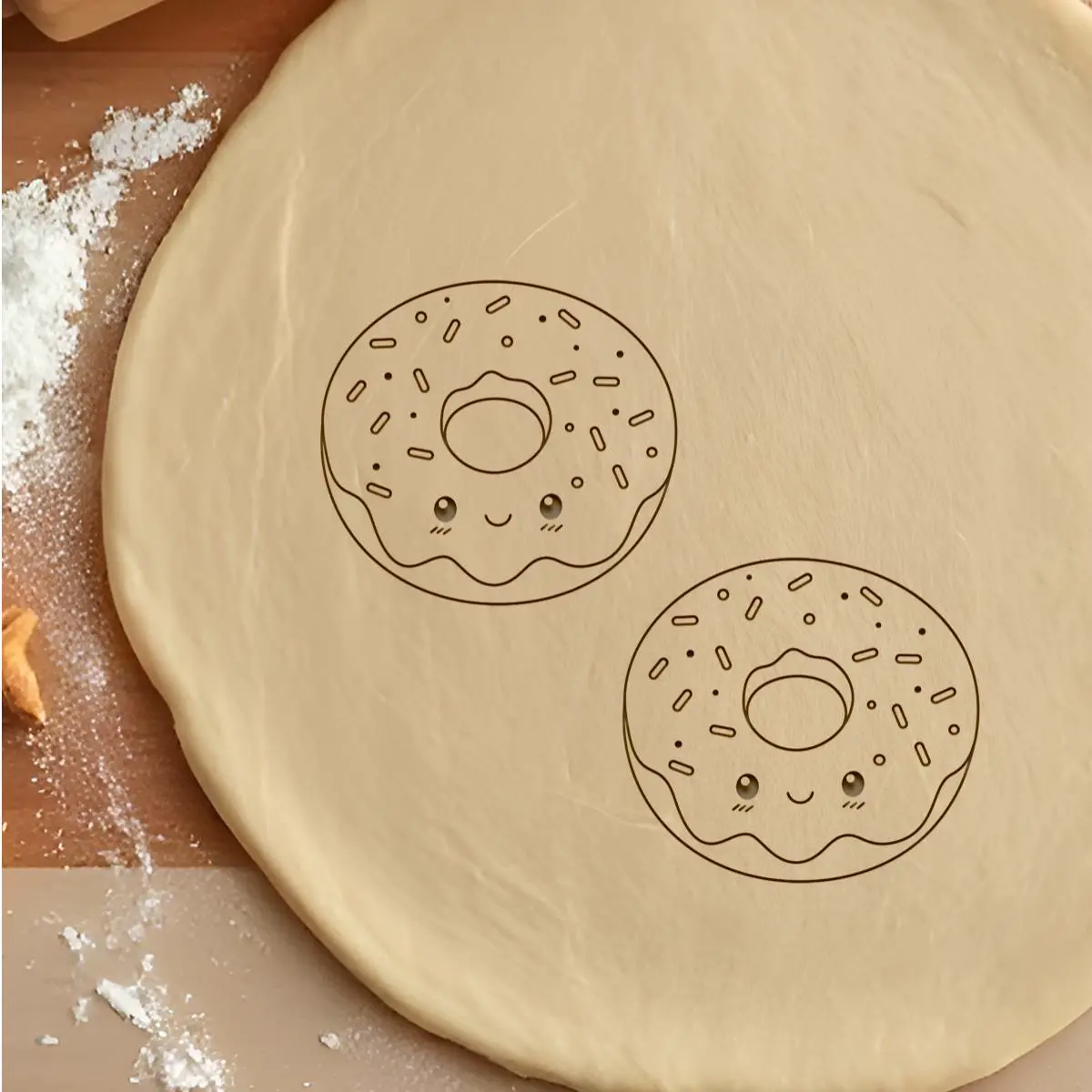 Happy Donut Cookie Cutter, Biscuit Cutter